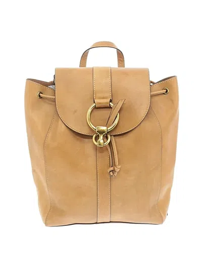 Pre-owned Frye Backpack In Tan
