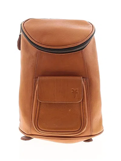 Pre-owned Frye Backpack In Tan