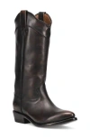 Frye Billy Daisy Knee High Western Boot In Black
