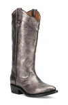 Frye Billy Daisy Knee High Western Boot In Gray