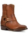 Frye Billy Harness Leather Bootie In Brown