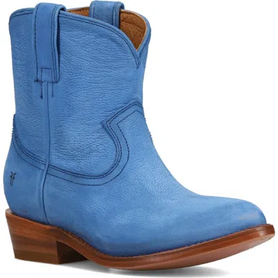 Frye Billy Short Western Boot In Blue