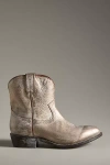 Frye Women's Billy Western-style Short Booties In Silver