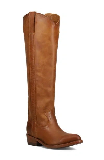 Frye Billy Softy Tall Western Boot In Brown