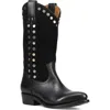 Frye Billy Stud Western Boot In Black