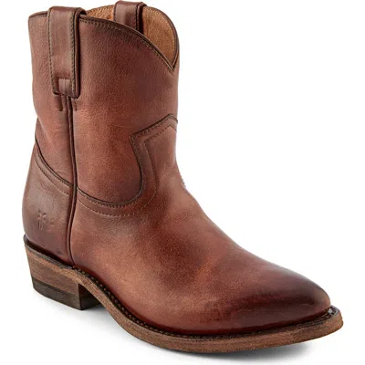 Frye Billy Western Bootie In Brown