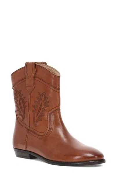 Frye Blair Deco Western Boot In Brown
