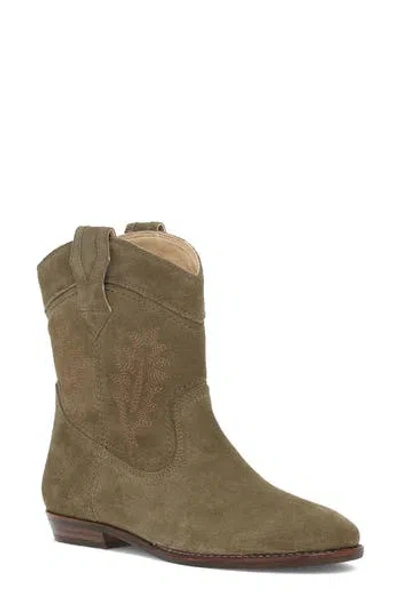 Frye Blair Deco Western Boot In Green