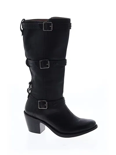 Pre-owned Frye Boots In Black