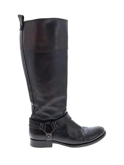 Pre-owned Frye Boots In Black