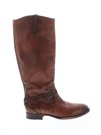 Pre-owned Frye Boots In Brown