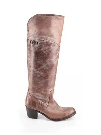 Pre-owned Frye Boots In Brown