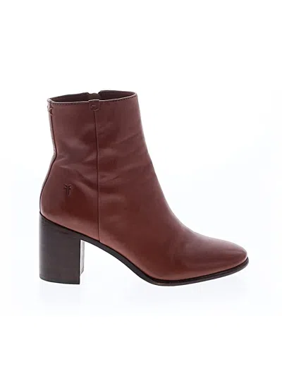 Pre-owned Frye Boots In Brown
