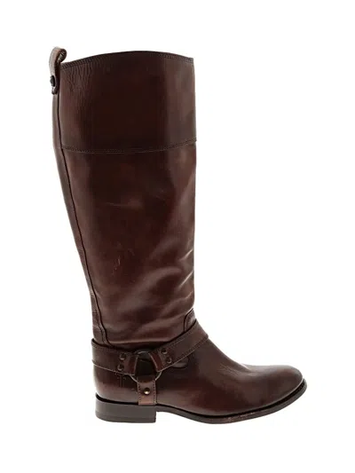 Pre-owned Frye Boots In Brown