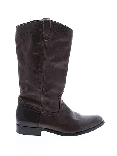 Pre-owned Frye Boots In Brown