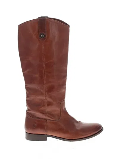 Pre-owned Frye Boots In Brown