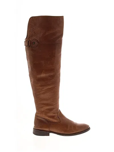 Pre-owned Frye Boots In Brown