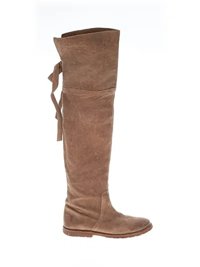 Pre-owned Frye Boots In Brown