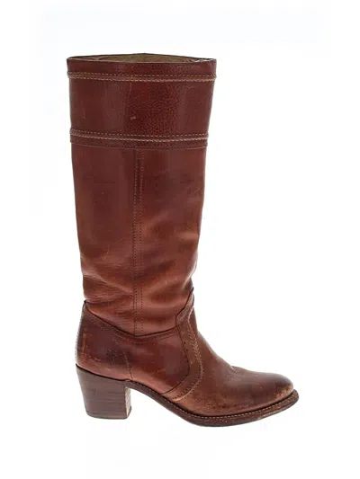 Pre-owned Frye Boots In Brown