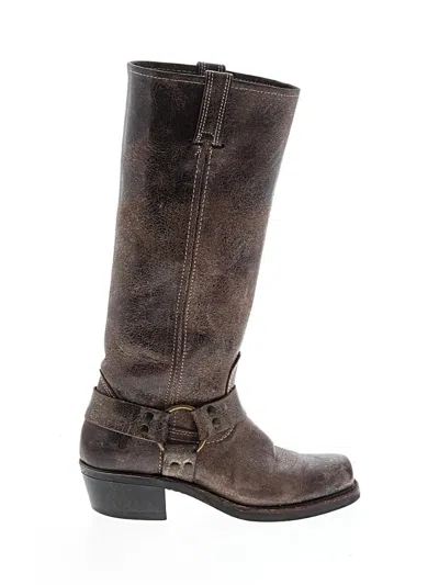Pre-owned Frye Boots In Brown