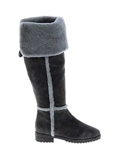 Pre-owned Frye Boots In Gray