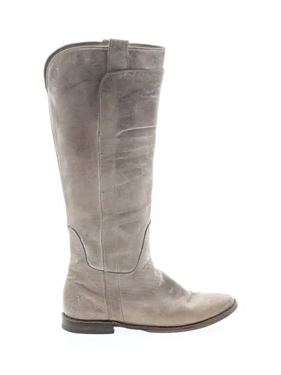 Pre-owned Frye Boots In Gray