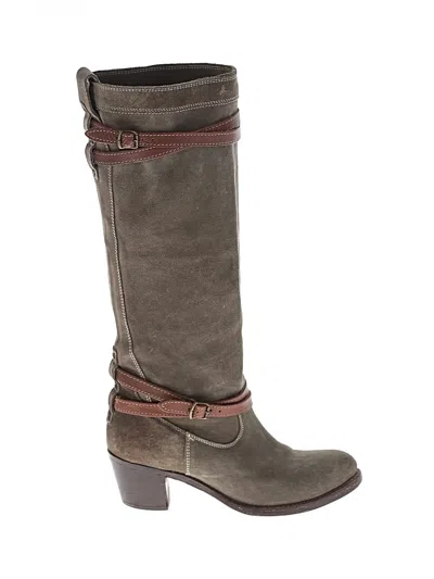 Pre-owned Frye Boots In Gray