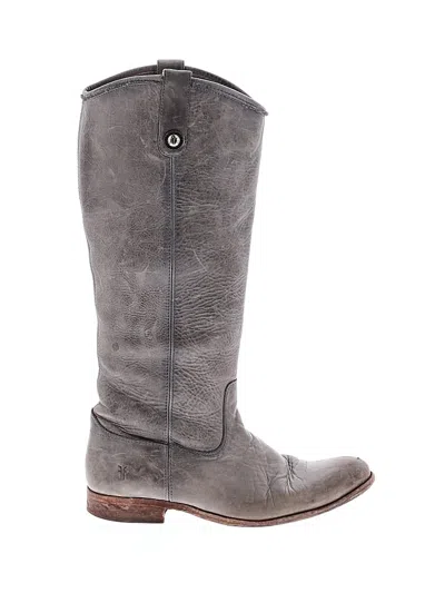 Pre-owned Frye Boots In Gray