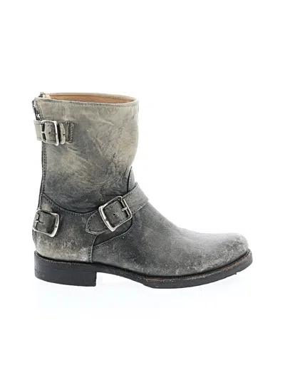 Pre-owned Frye Boots In Gray