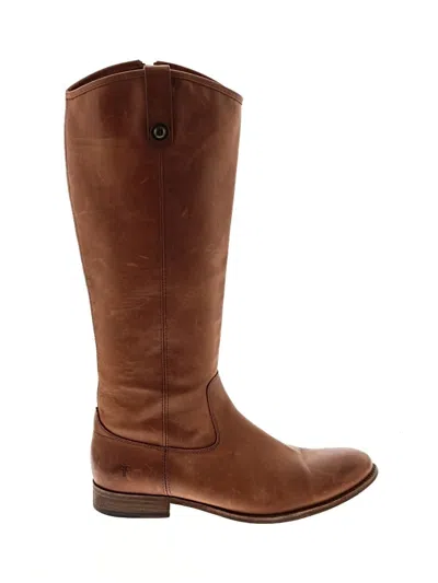 Pre-owned Frye Boots In Tan