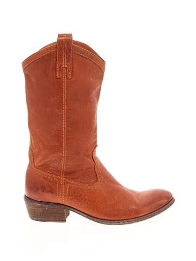 Pre-owned Frye Boots In Tan