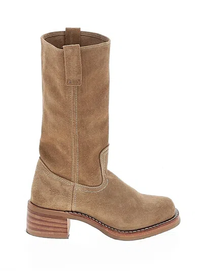 Pre-owned Frye Boots In Tan