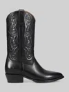 Frye Bruce Pull-on Plain Toe Cowboy Boots In Black