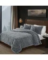 Frye Bubble Comforter Set In Gray