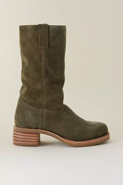 Frye Campus 12r Boots In Green
