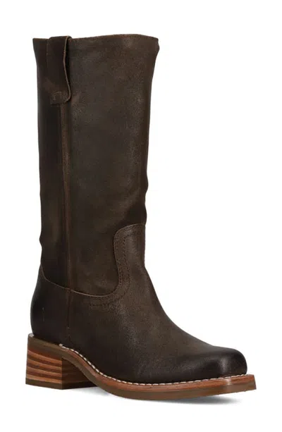 Frye Campus 12r Leather Boot In Brown