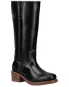 Frye Campus 14in Leather Wide Boot In Black