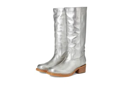 Frye Campus 14l Cowboy In Silver