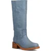 Frye Campus Knee High Boot In Blue