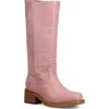 Frye Campus Knee High Boot In Pink