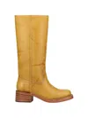Frye Campus Knee High Boot In Yellow