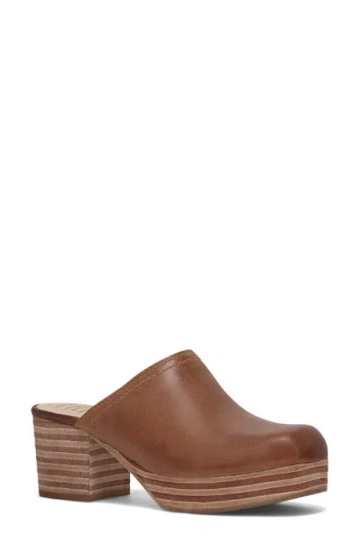 Frye Campus Leather Clog In Brown