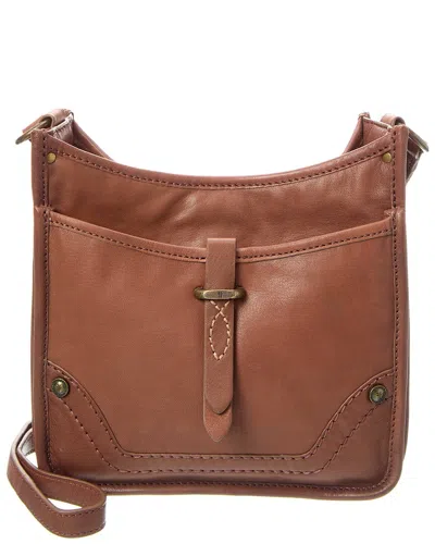 Frye Campus Leather Crossbody In Brown