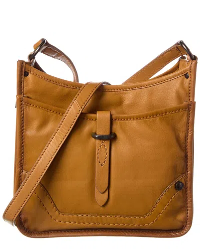 Frye Campus Leather Crossbody In Orange