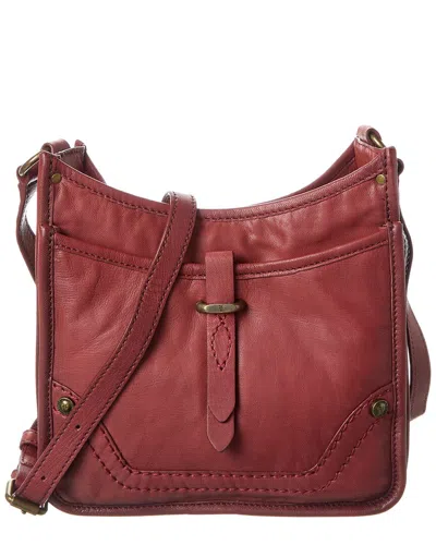 Frye Campus Leather Crossbody In Red