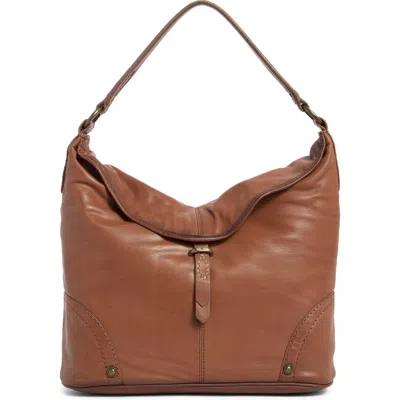 Frye Campus Leather Hobo Bag In Brown