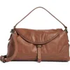 Frye Campus Leather Shoulder Bag In Brown