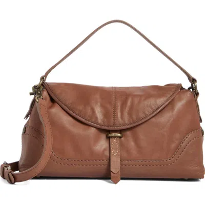 Frye Campus Leather Shoulder Bag In Brown