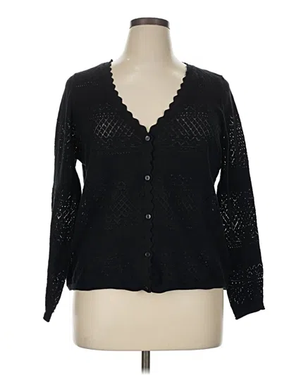Frye Cardigan Sweater In Black