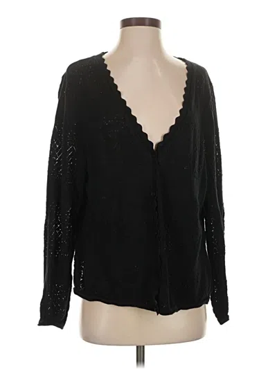 Pre-owned Frye Cardigan Sweater In Black